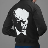 Trump Face Silhouette Back Print Hoodie