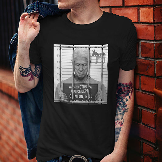 Democrat Clinton Bill Mugshot Shirt