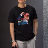 Red, White, Bulletproof Shirt