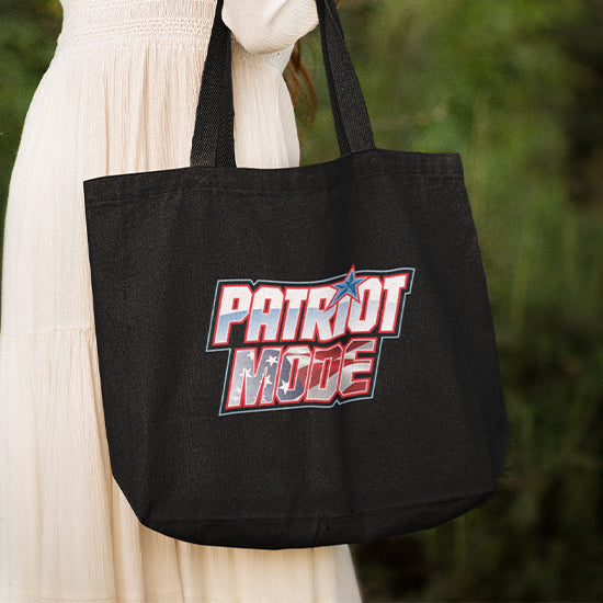 Patriot Mode V3 Large organic tote bag