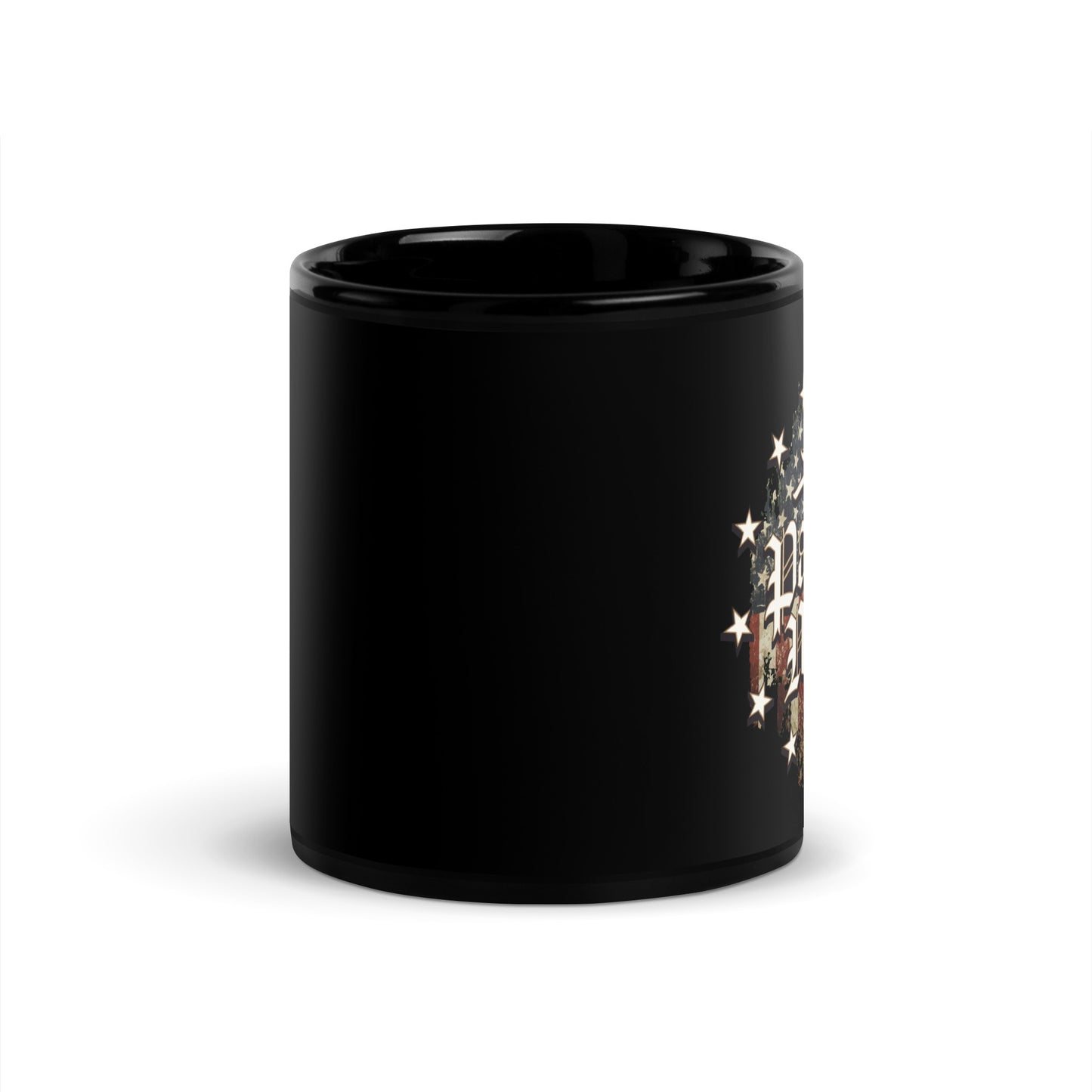 Patriot Mode Black Glossy Mug