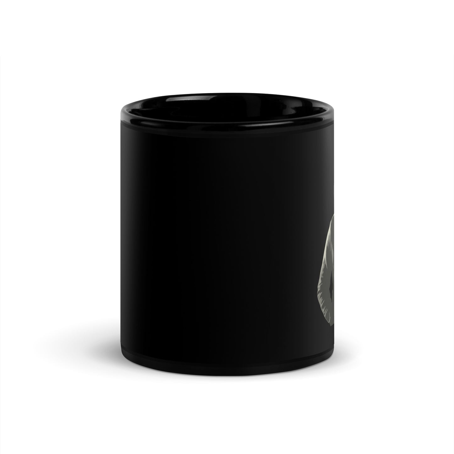 Here We Are V3 Black Glossy Mug
