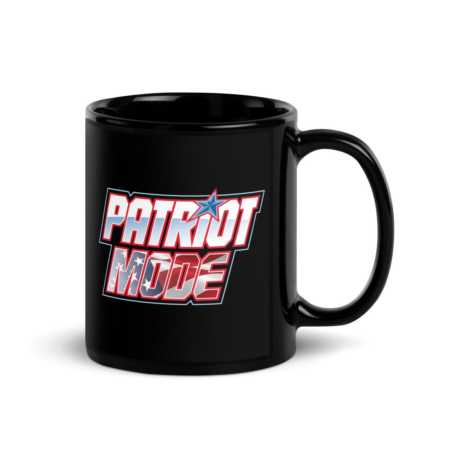 Patriot Mode V2 Black Glossy Mug