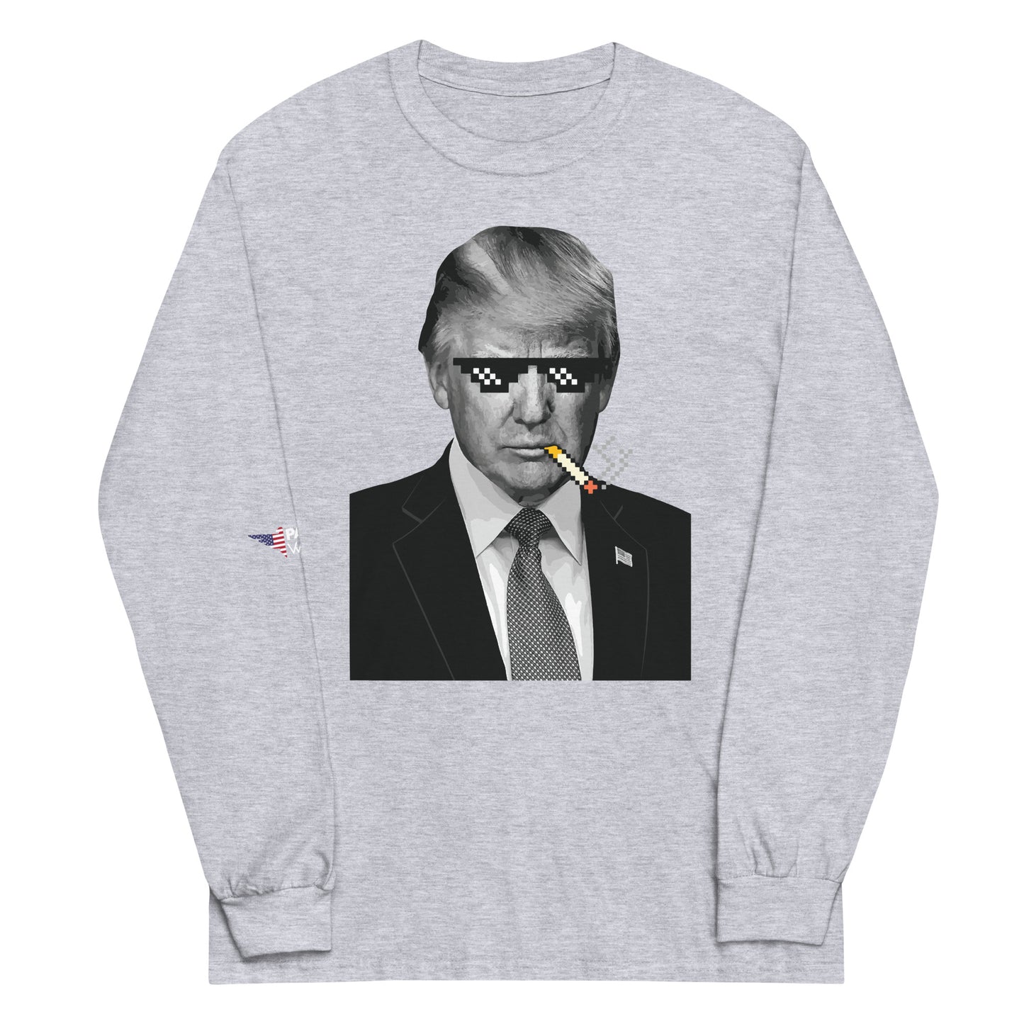 Gangster Trump Long Sleeve Shirt