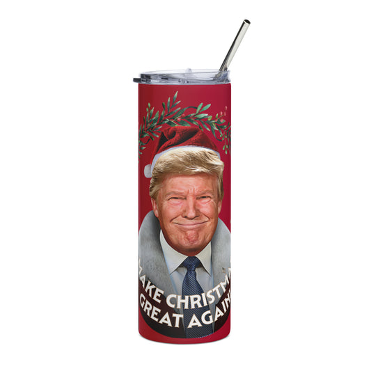 Make Christmas Great Again Stainless steel tumbler