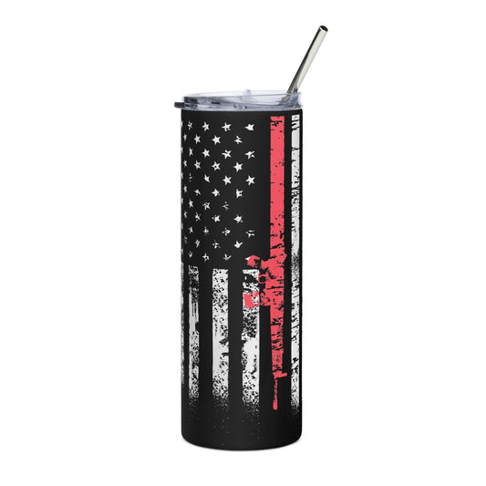 Gun Flag Stainless steel tumbler