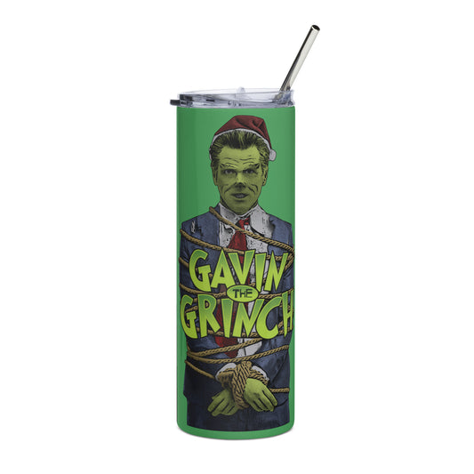 Gavin the Grinch Stainless steel tumbler