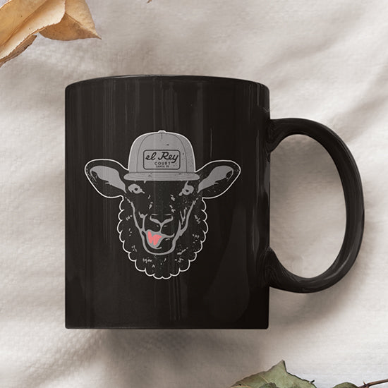 Black Sheep Head Mug