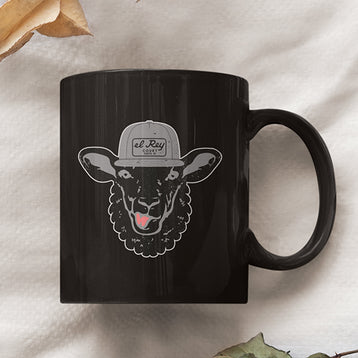Black Sheep Head Mug