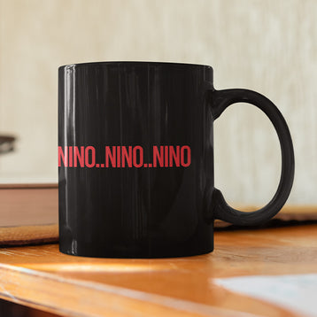 Nino Nino Nino Black Glossy Mug
