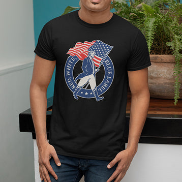Red Blue White Label Trump Shirt