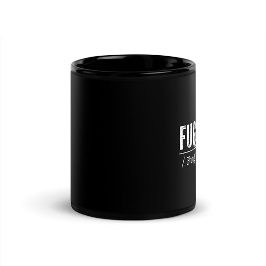 Fugamall Black Glossy Mug