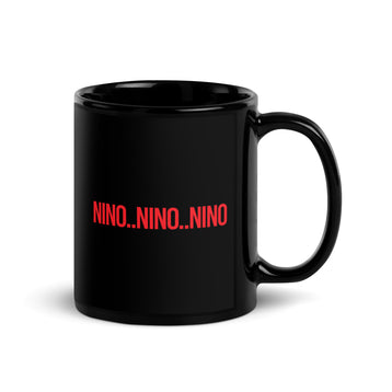 Nino Nino Nino Black Glossy Mug
