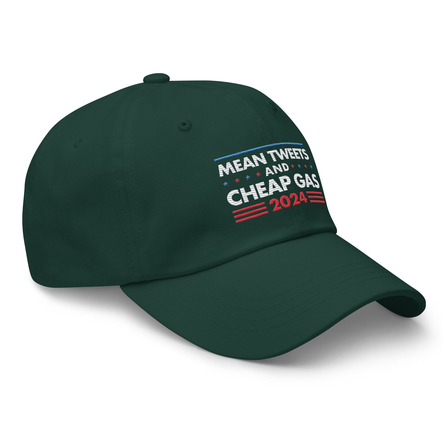 Mean Tweets and Cheap Gas Leather Back Hat