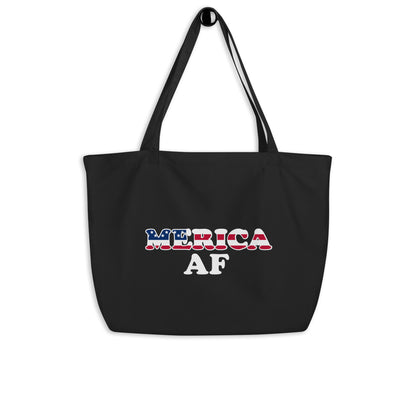 Merica AF Large organic tote bag