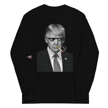 Gangster Trump Long Sleeve Shirt