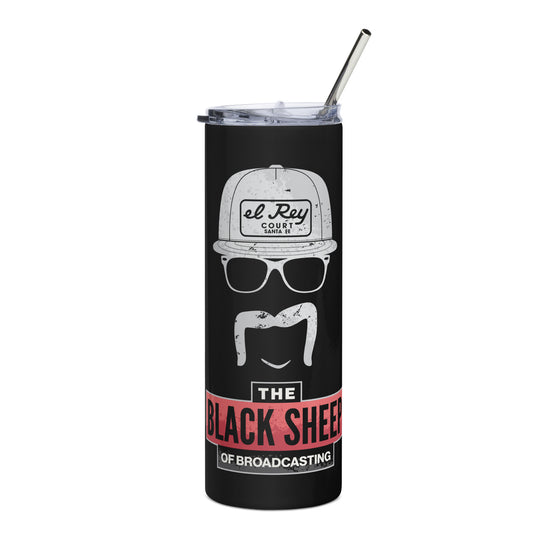 The Black Sheep of Broadcasting Stainless steel tumbler