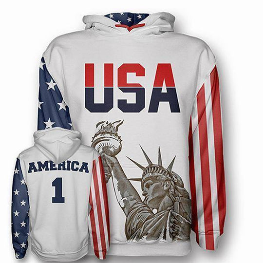 AMERICA #1 HOODIE - Patriot Wear