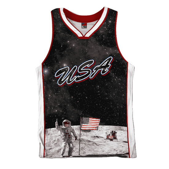 USA GALAXY BASKETBALL JERSEY - Patriot Wear