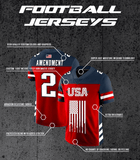 USA 2/A FOOTBALL JERSEY - Patriot Wear