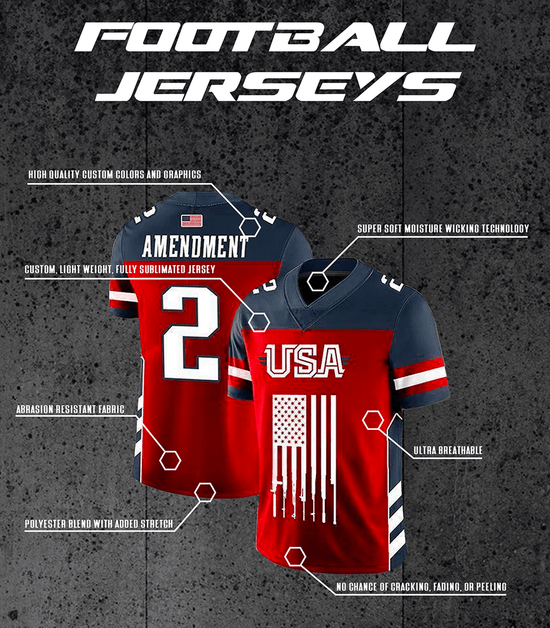 BANANA CLIPS FOOTBALL JERSEY - Patriot Wear