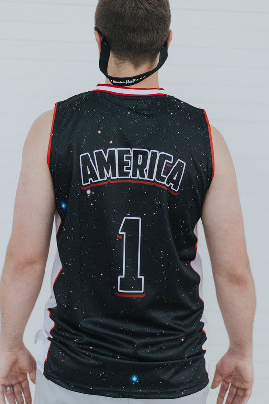 USA GALAXY BASKETBALL JERSEY - Patriot Wear