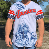 TEAM AMERICA 2/A BASEBALL JERSEY - Patriot Wear