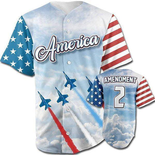 TEAM AMERICA 2/A BASEBALL JERSEY V2 - Patriot Wear