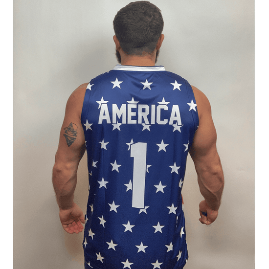 EAGLE AMERICA #1 BASKETBALL JERSEY - Patriot Wear
